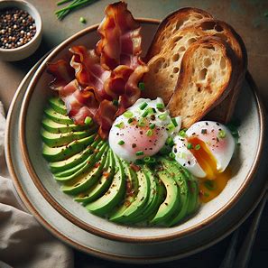 ketogenic diet bacon avacado bowl